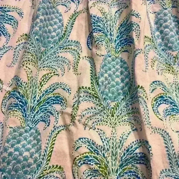 Le' Za Me Pineapple Dress with Bishop Collar Size 4 Colorful Summer Lightweight - Picture 4 of 4